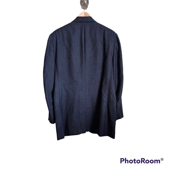 Brooks Brothers 100% Wool grey plaid unlined suit blazer jacket - Picture 10 of 11